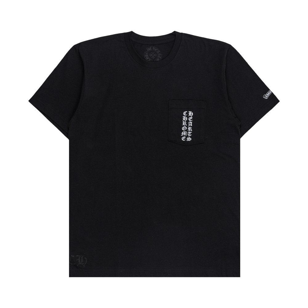 Buy Chrome Hearts Scroll Logo Tokyo T-Shirt 'Black' - 1383