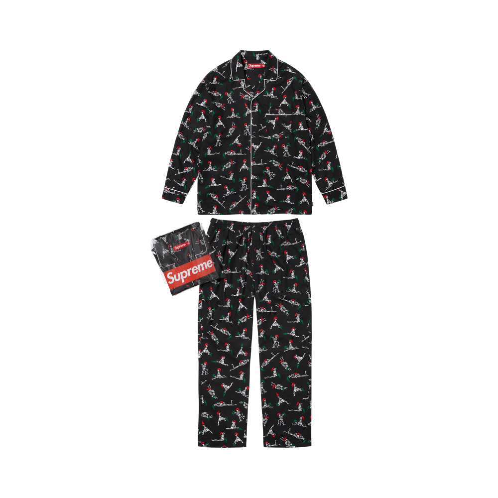 Buy Supreme Holiday Pajama Set 'Black' - FW25A75 BLACK | GOAT