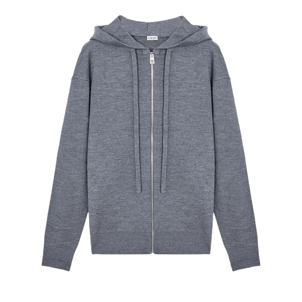 LOEWE ジップパース　クレイ Buy Loewe Anagram Zip Up Hoodie 'Grey Melange' - H526Y16K84 1440