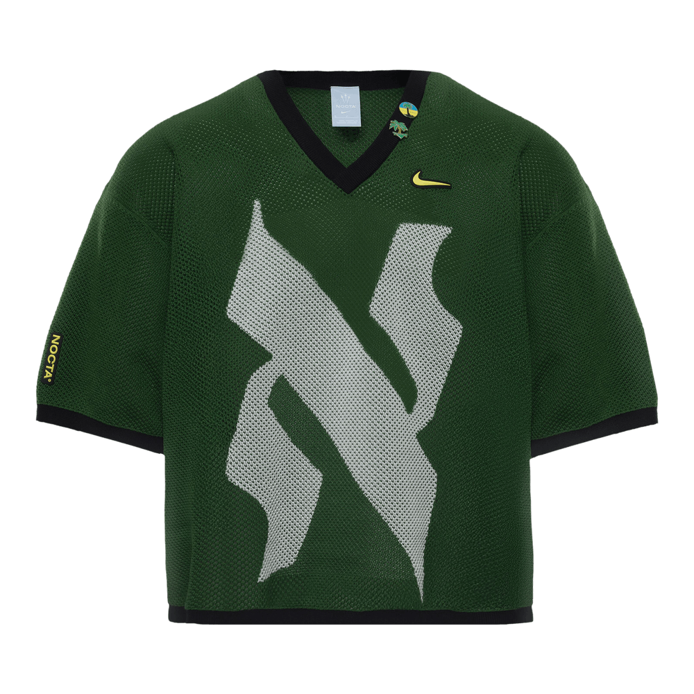 Buy Nike x NOCTA Vybz Green Knit Short Sleeve 'Forest Green' - NO