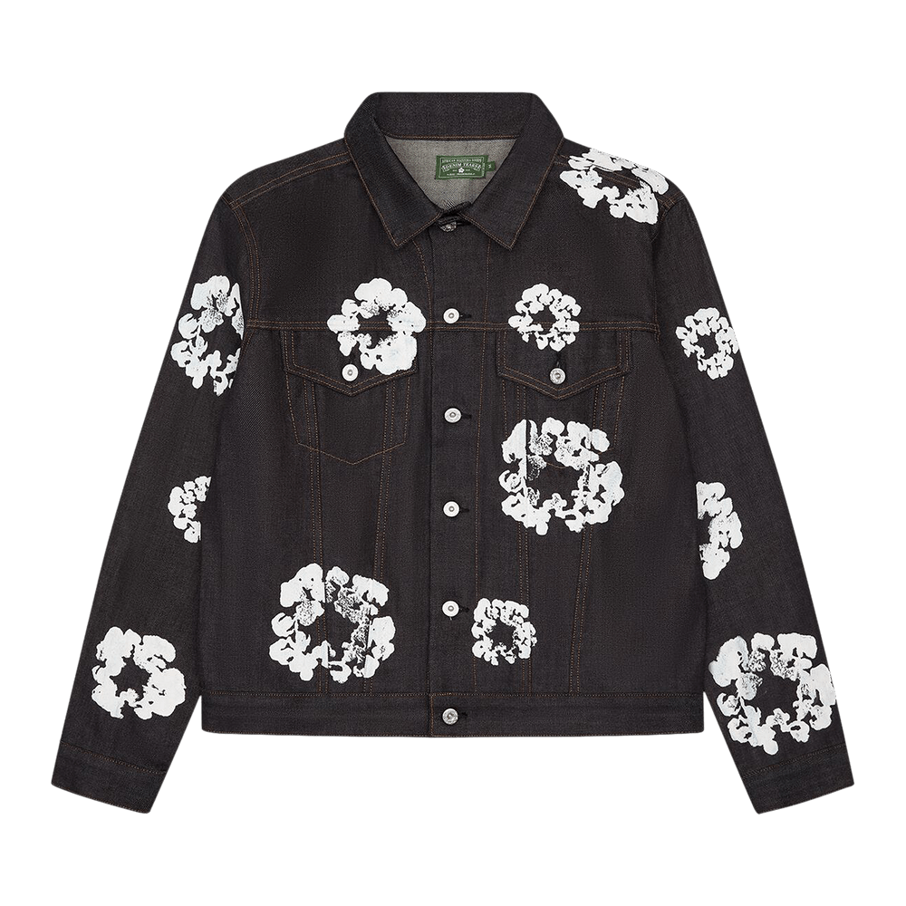 Buy Denim Tears Cotton Wreath Denim Jacket 'Selvedge