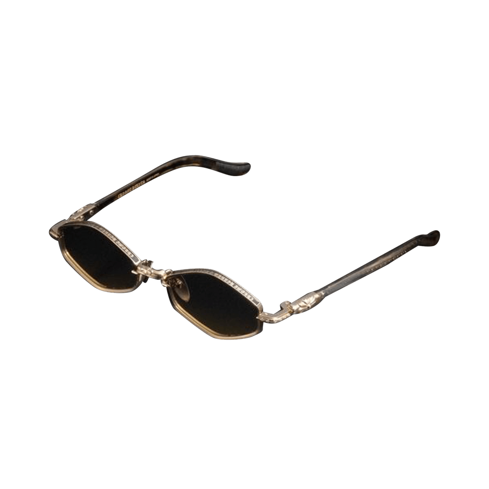 Buy Chrome Hearts Nip Slip Sunglasses 'Gold Plated/Dark Tortoise