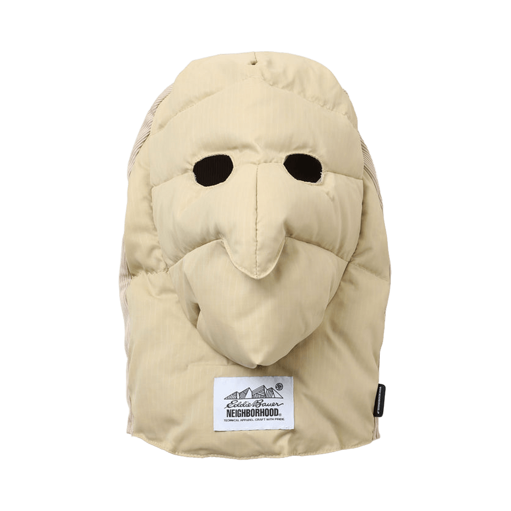 Buy Neighborhood x Eddie Bauer Down Face Mask 'Beige' - 252ZMEBN