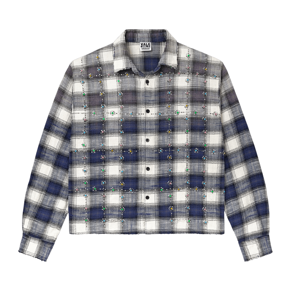 Vale forever flannel フランネル　ラインストーン　値下げ可 Buy Vale Forever Sky Gems Flannel 'Navy' - 11451 10004VFSGFN NAVY