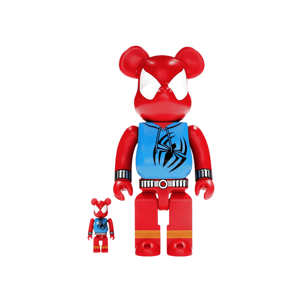 BE@RBRICK scarlet SPIDER-MAN 1000％ Buy BE@RBRICK x Marvel Spider-Man Scarlet Spider 100% & 400% Set
