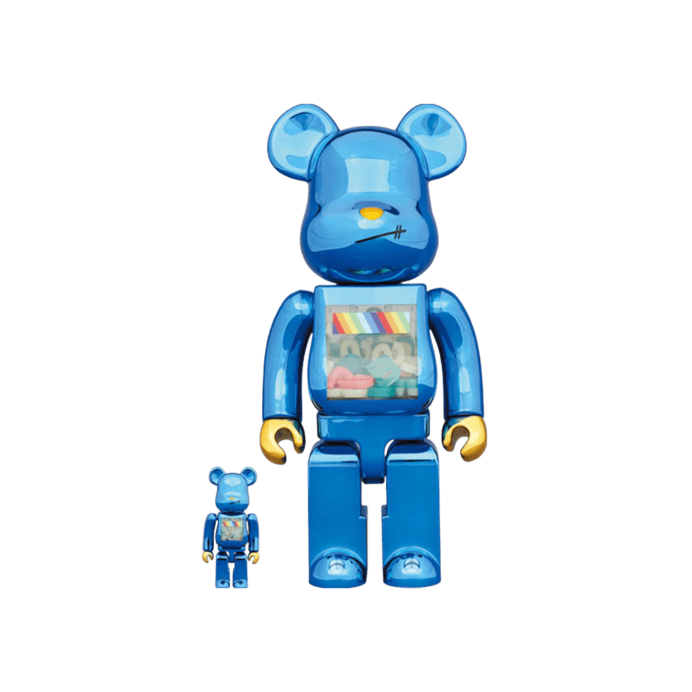 Buy BE@RBRICK JSB 3rd Ver. 100% & 400% Set 'Blue' - 12883