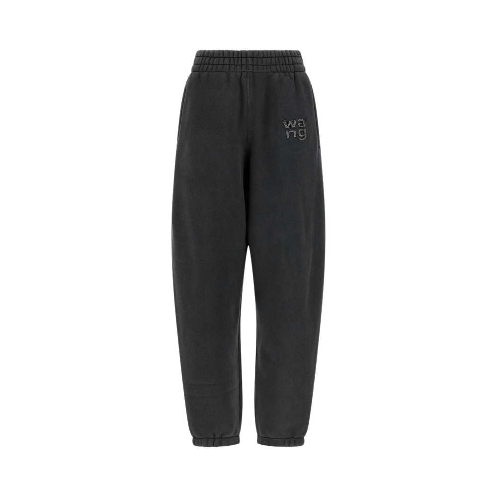 Buy Alexander Wang Hotfix Logo Sweatpant 'Washed Black