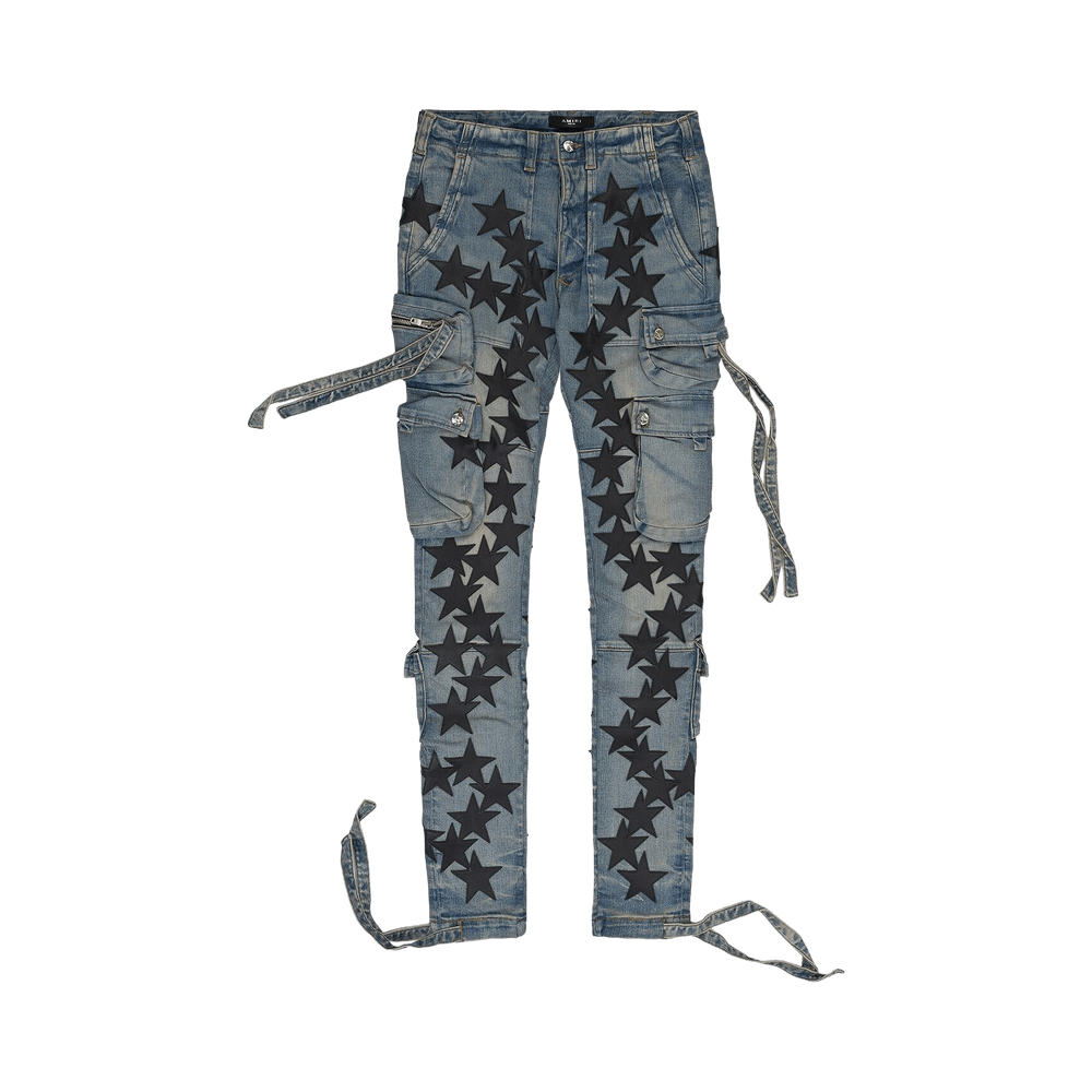 Buy Amiri Chemist Star Tactical Cargo Pants 'Blue' - PS22MDR005