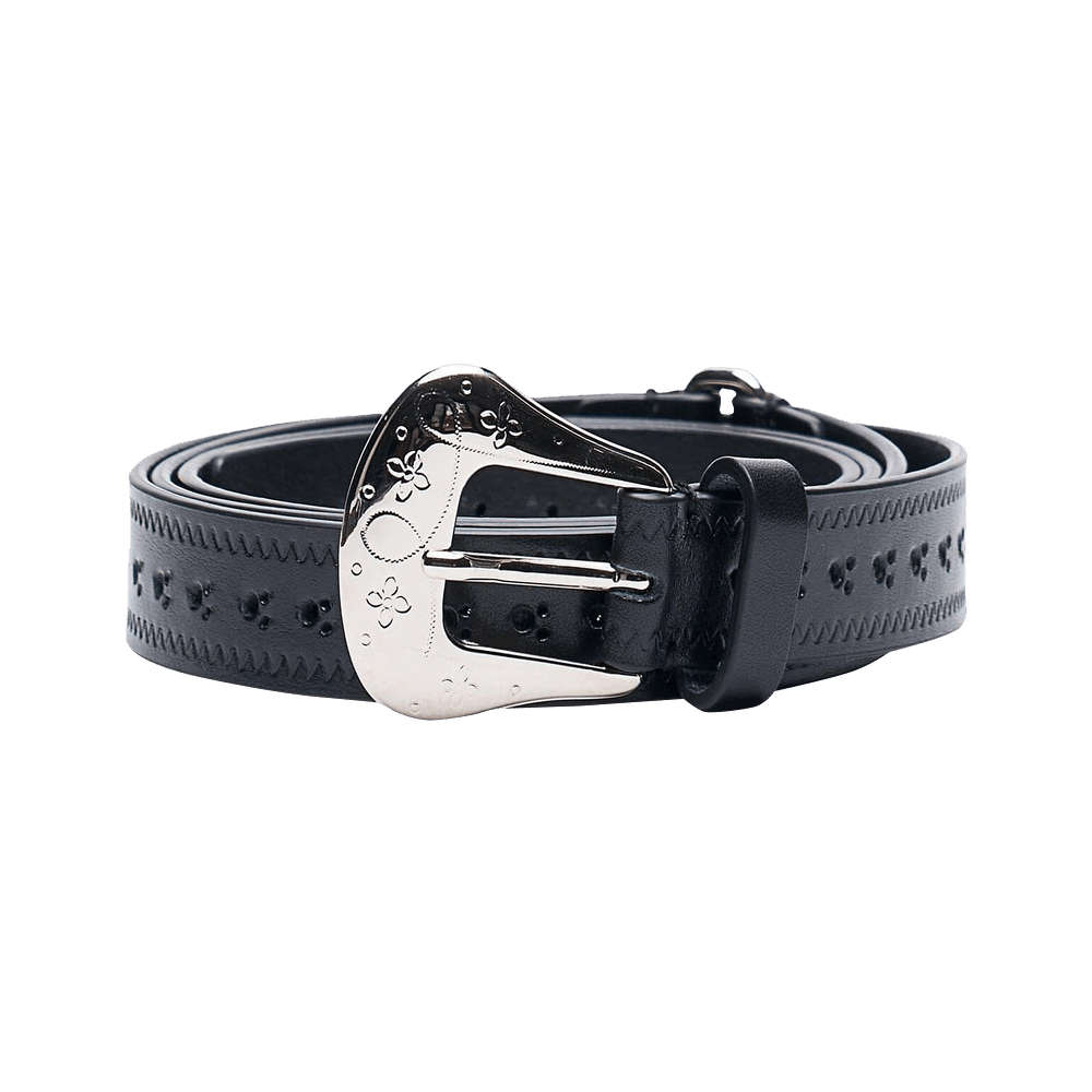 Buy Namacheko Brogue Belt 'Black' - NS259400N60009999A | GOAT