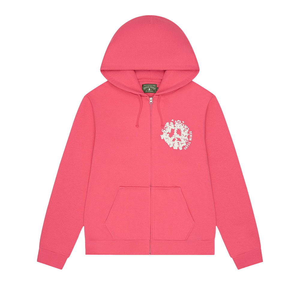 Buy Denim Tears Denim University Zip Hoodie 'Pink