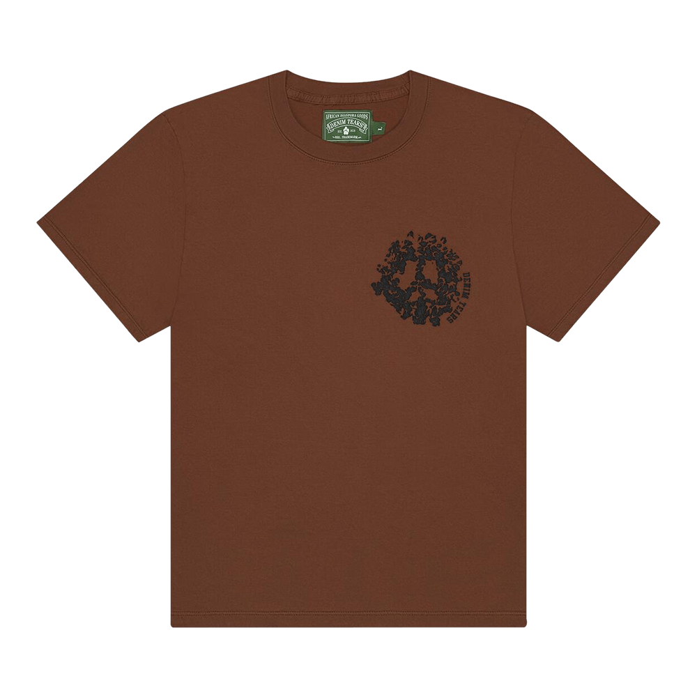 Buy Denim Tears Denim University Tee 'Brown' - FW25TSS3802814 | GOAT