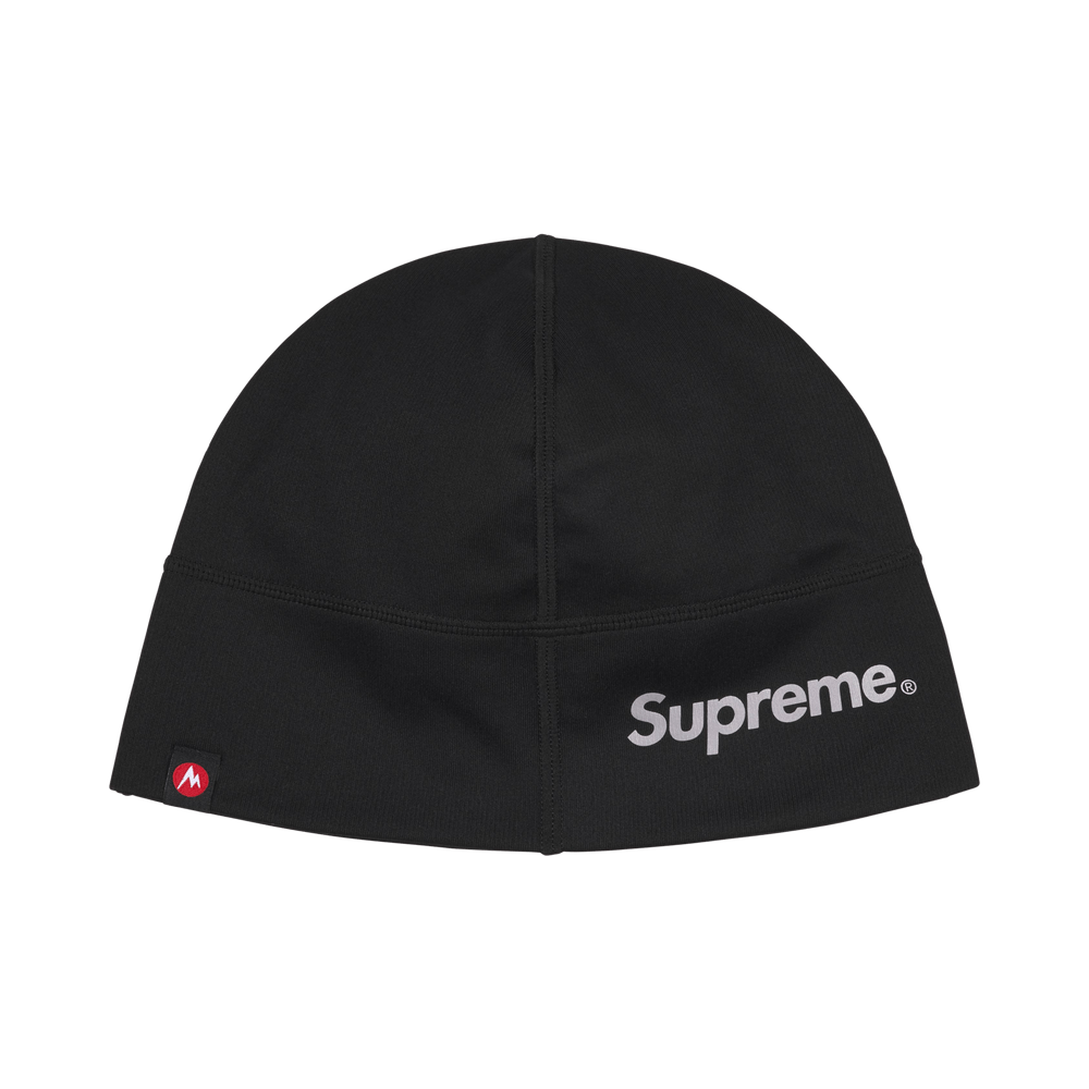 supreme marmot ビーニー Buy Supreme x Marmot Base Layer Beanie 'Black' - FW25BN3 BLACK | GOAT