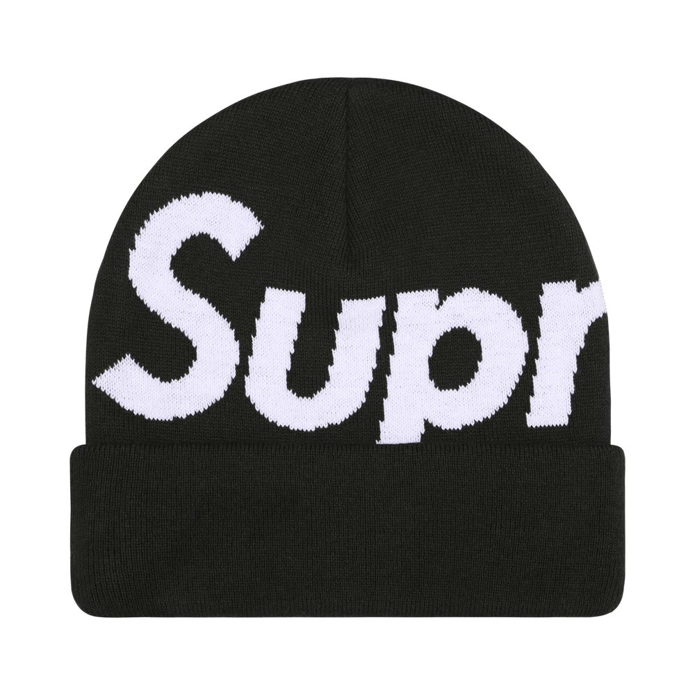 Supreme Big Logo Beanie 'Black'