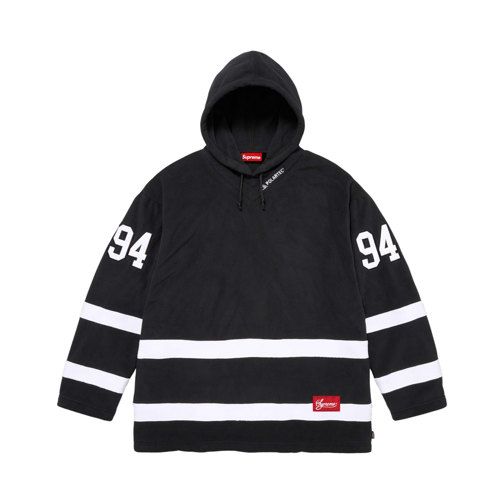 Buy Supreme Polartec Hooded Hockey Jersey 'Black' - FW25KN27 BLACK