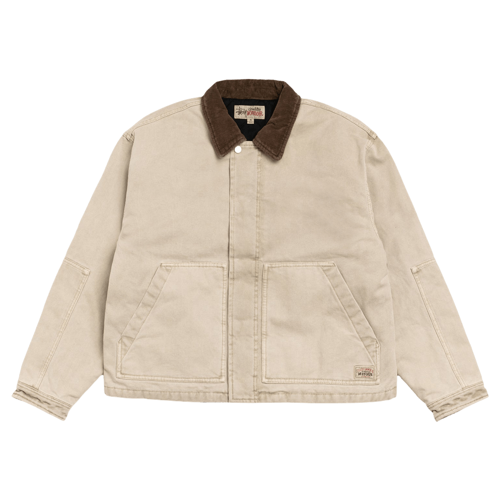 Buy Stussy Workgear Jacket 'Grey' - 115785 GREY | GOAT