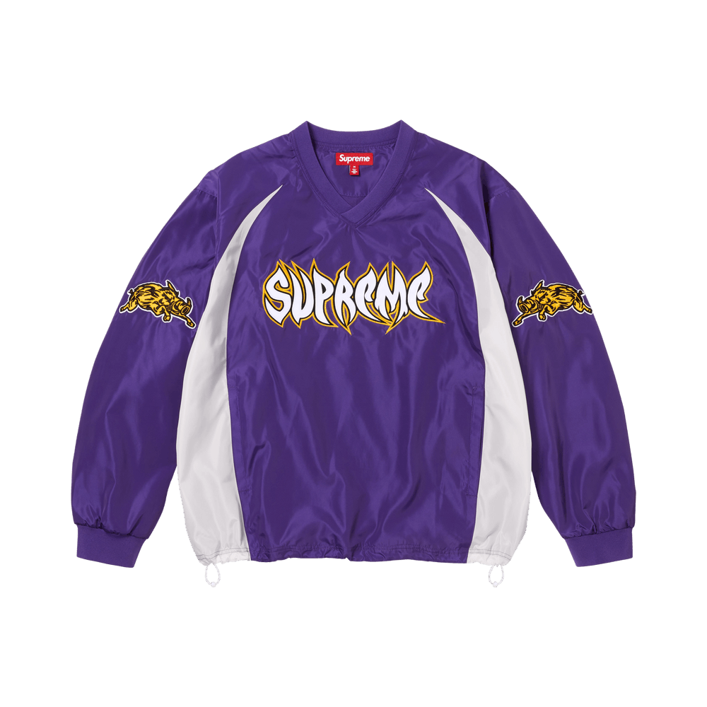Buy Supreme Warthog Warm Up Pullover 'Purple' - FW25KN23 PURPLE | GOAT