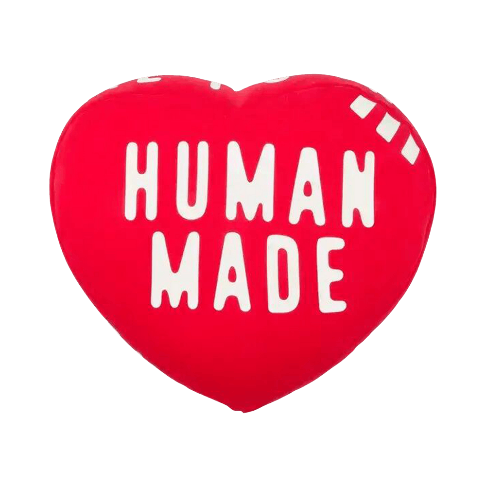 Buy Human Made Heart Beads Cushion 'Red' - HM30GD079 RED | GOAT DE