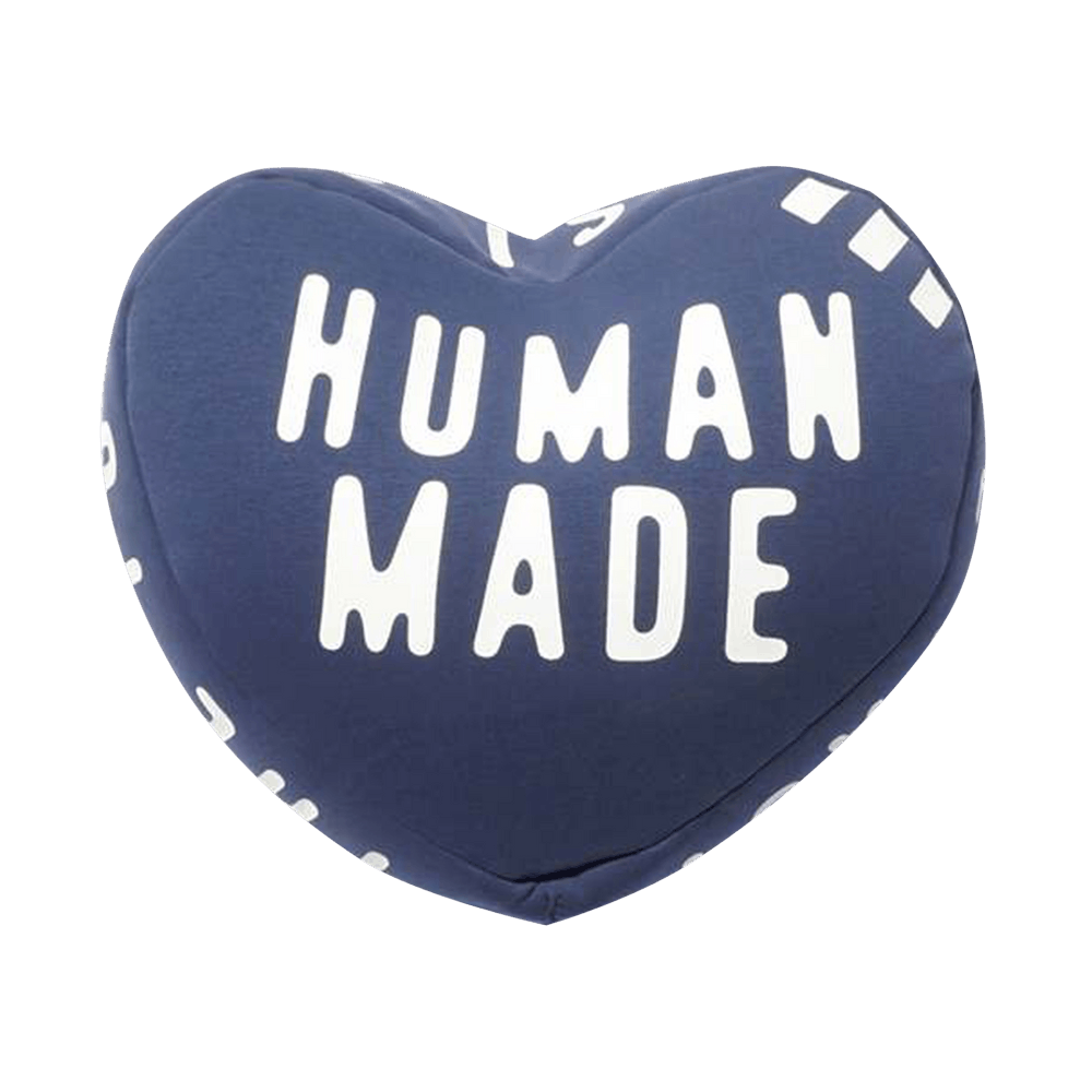 Buy Human Made Heart Beads Cushion 'Navy' - HM30GD079 NAVY | GOAT UK