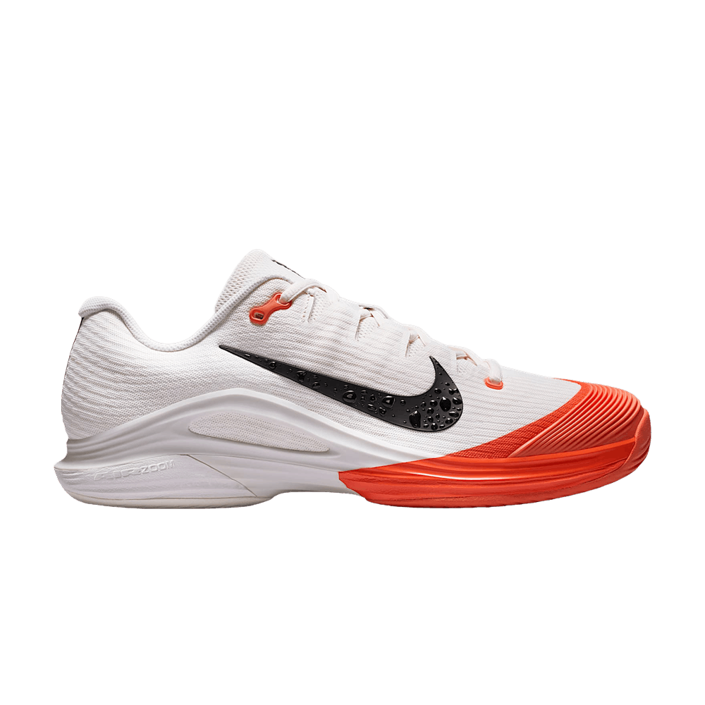 Buy NikeCourt Air Zoom Vapor 12 HC 'Sail Turf Orange' - IB6555 100