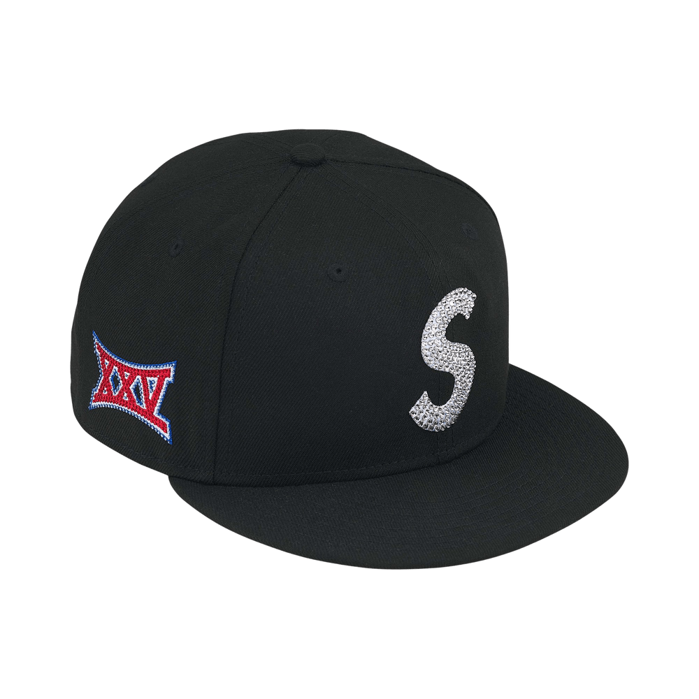 Supreme Swarovski スワロフスキー　Sロゴ　ブラック　黒 Buy Supreme Swarovski S Logo New Era 'Black' - FW25H2 BLACK | GOAT