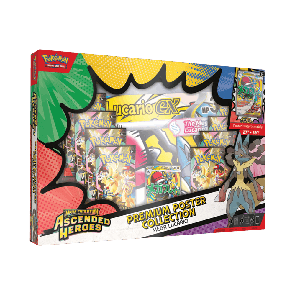 Pokémon Mega Evolution: Ascended Heroes Premium Poster Collection: Mega Lucario