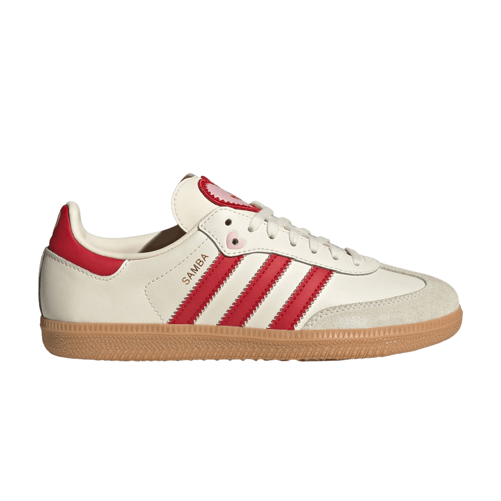 Buy adidas Samba OG J 'Cream White Better Scarlet Gum' - KI6679 | GOAT