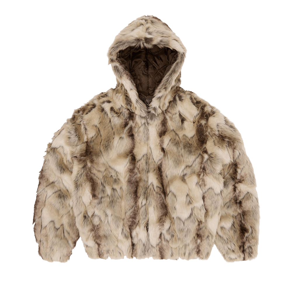 Buy Corteiz Pelt Hooded Fur Jacket 'Fawn' - CRTZ1557 202 | GOAT