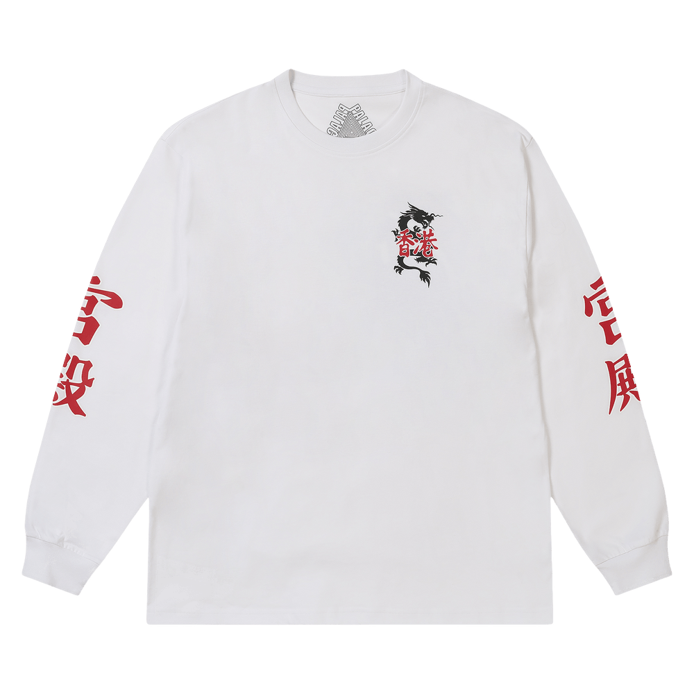 Buy Palace Hong Kong Long-Sleeve 'White' - P30LS014 | GOAT