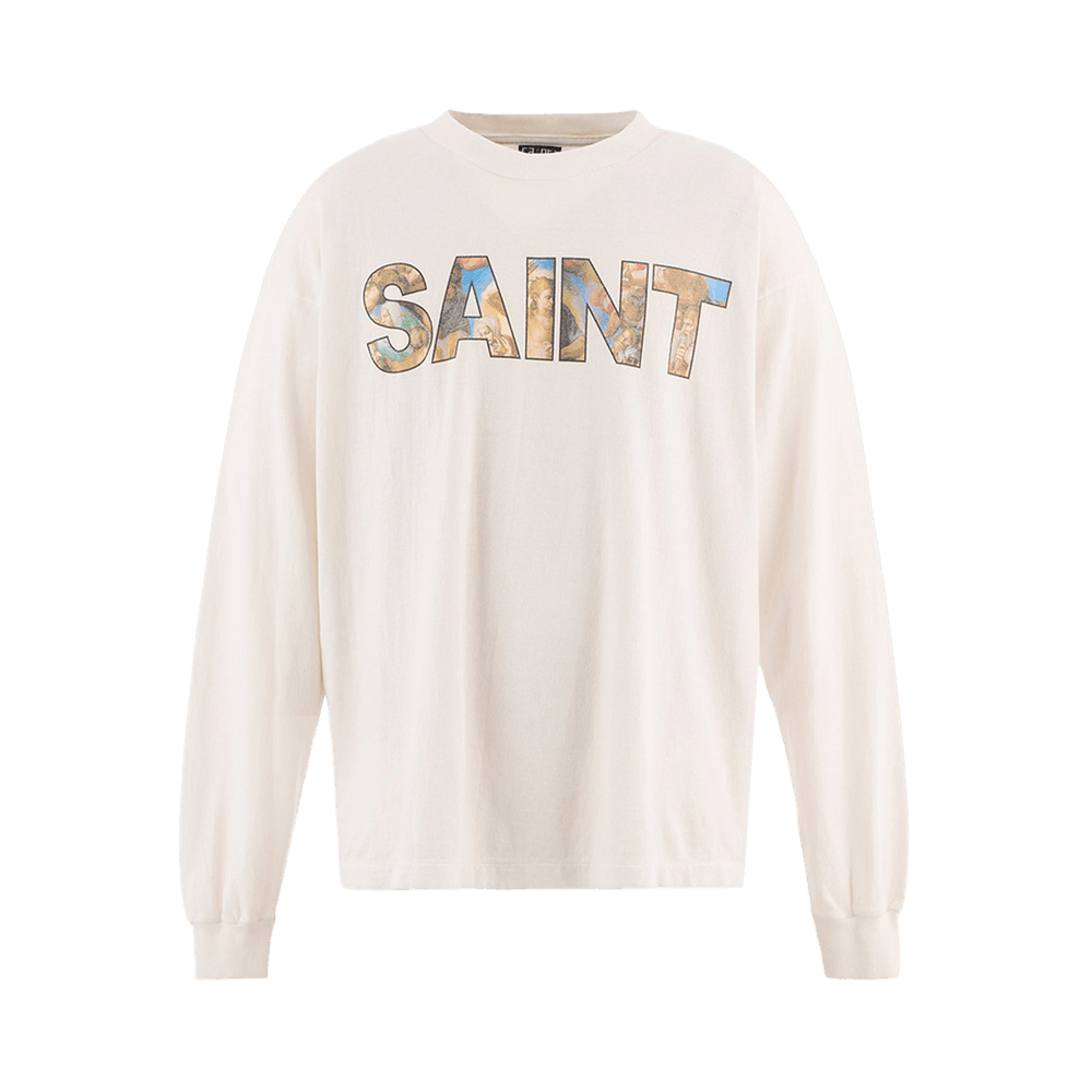 Buy SAINT Mxxxxxx New Body Rules Long-Sleeve Tee 'White' - SM HR1