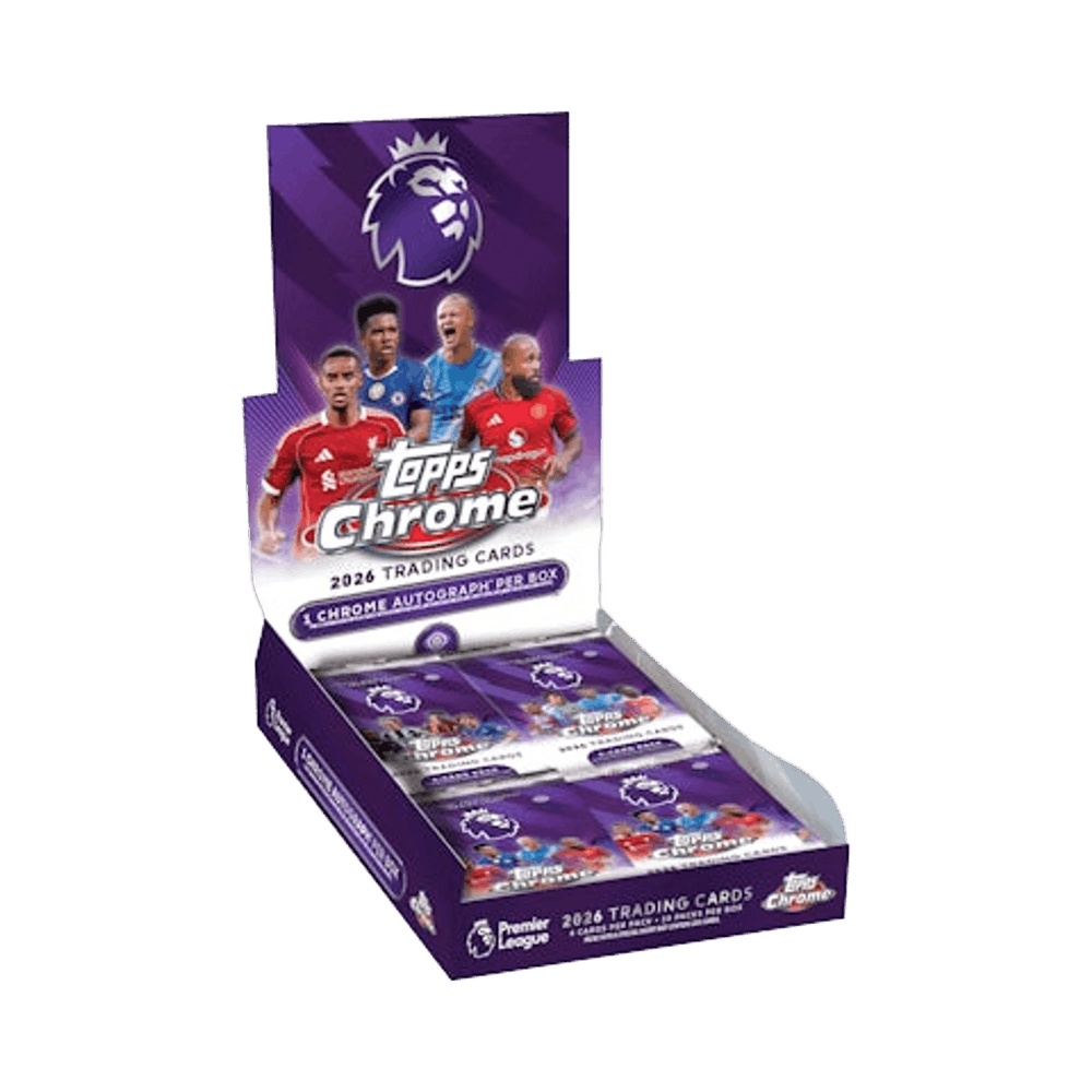 2026 Topps Chrome Premier League Soccer Hobby Box