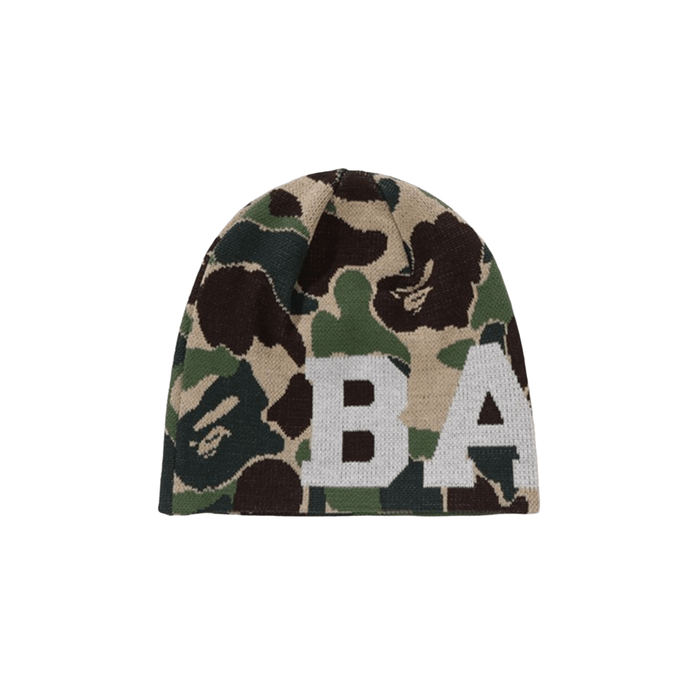 BAPE ABC CAMO KNIT CAP グリーン Buy BAPE ABC Camo Knit Cap 'Green' - 1M30181002 GREEN | GOAT