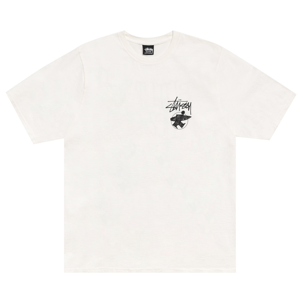 Buy Stussy Long Haul Tee Pigment Dyed 'Natural' - 1905179 NATU | GOAT