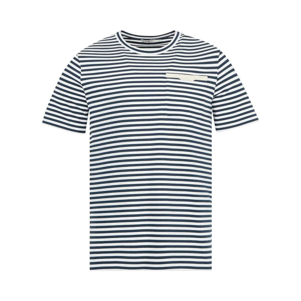 Buy Moncler Short-Sleeve T-Shirt 'Dark Blue' - 8C000 24 89BBE P70