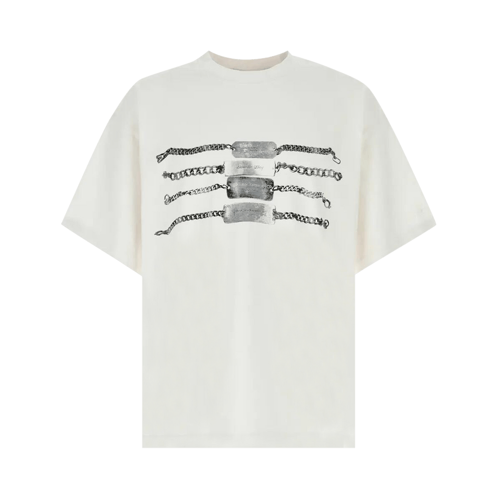 Buy Alexander Wang Chain Graphic Short-Sleeve Tee 'White