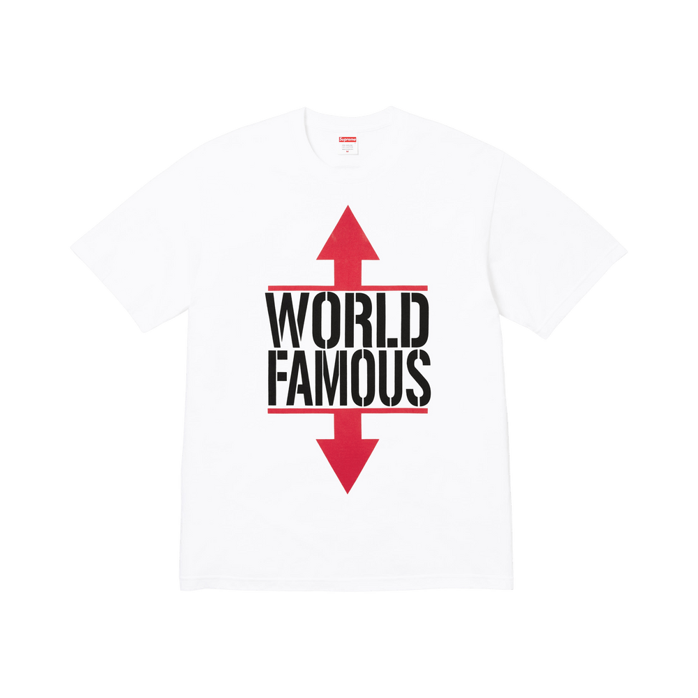 Buy Supreme World Famous Tee 'White' - SS26T31 WHITE | GOAT