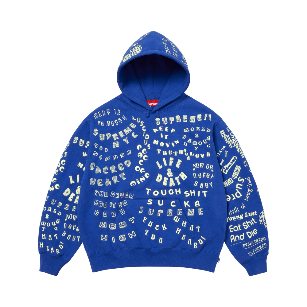 Buy Supreme Too Deadly Hooded Sweatshirt 'Royal' - SS26SW14 ROYAL