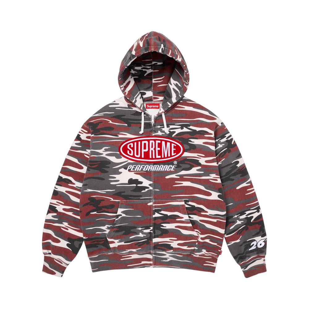 Supreme ♡パーカー Supreme】☆Big Logo Zip Up Hooded Sweatshirt Navy - 25SS