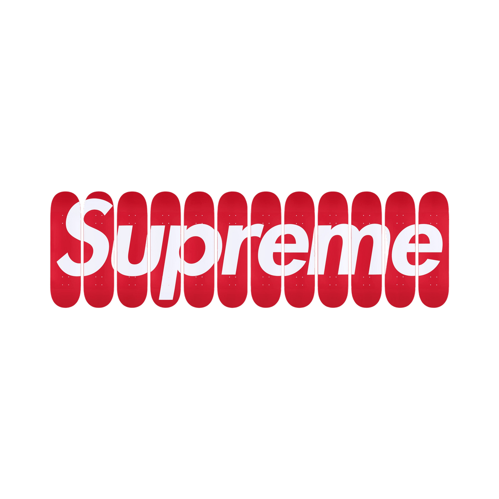 Buy Supreme Box Logo Skateboards (Set Of 12) 'Red' - SS26SB8 RED