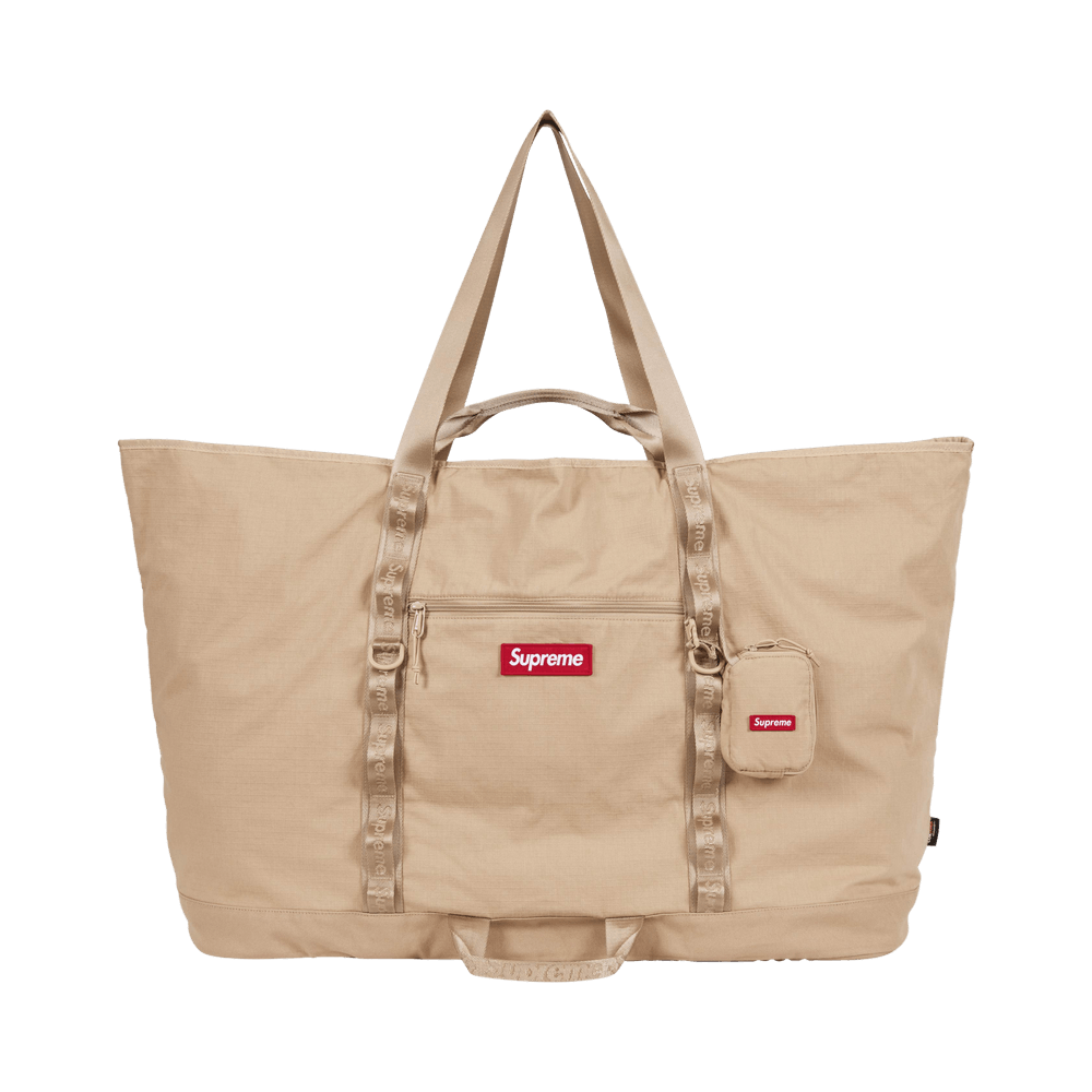 Buy Supreme X-Large Tote Bag + Utility Pouch 'Tan' - SS26B3 TAN | GOAT