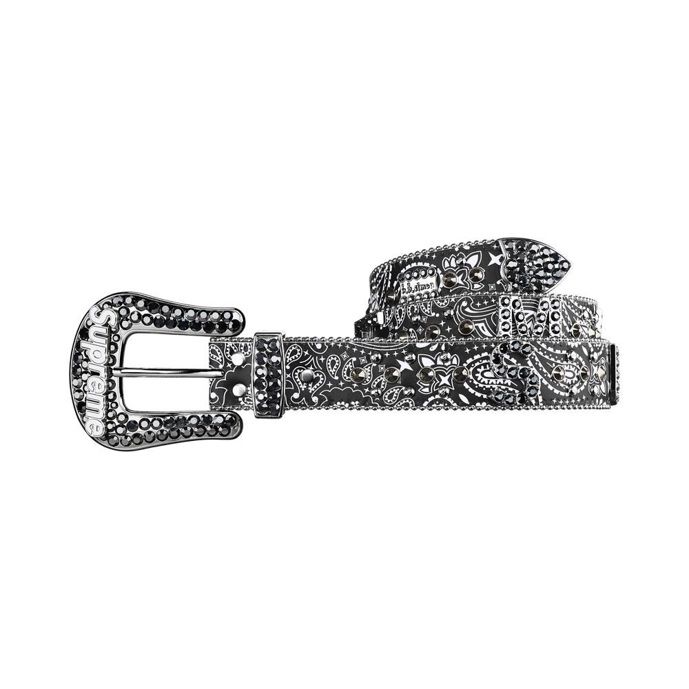 Buy Supreme x B.b. Simon Bandana Belt 'Black' - SS26A80 BLACK | GOAT