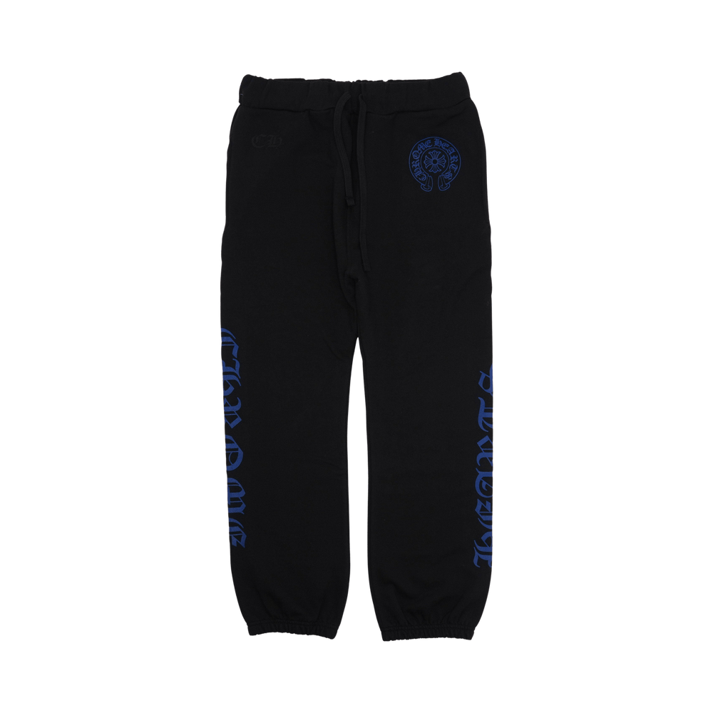 Chrome Hearts Horseshoe Logo Sweatpants Black/Blue M / New CHROME 