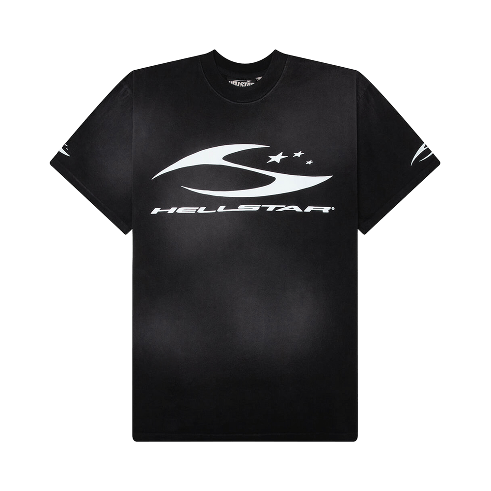 Buy Hellstar H Cursive Logo T-Shirt 'Black' - HSSS26TE2 BLK | GOAT UK