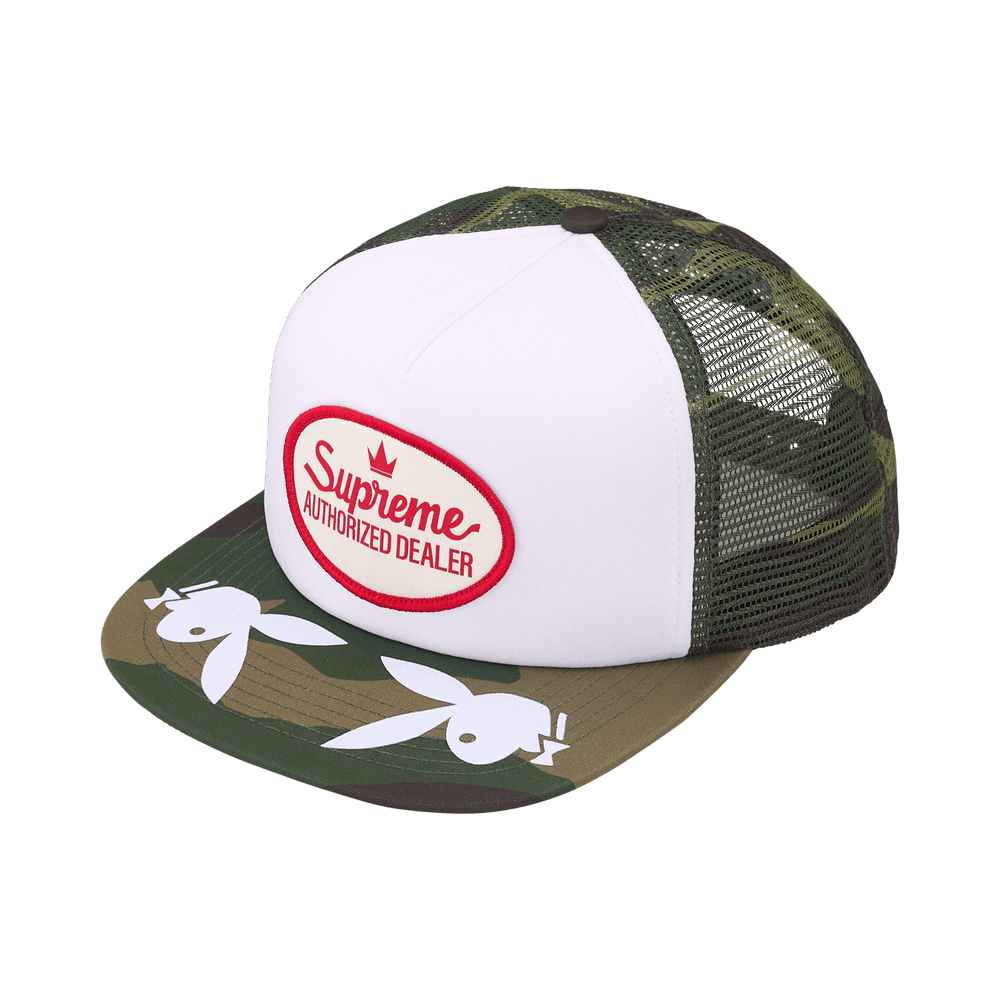 Buy Supreme x Playboy Mesh Back 5-Panel 'Woodland Camo' - SS26H95