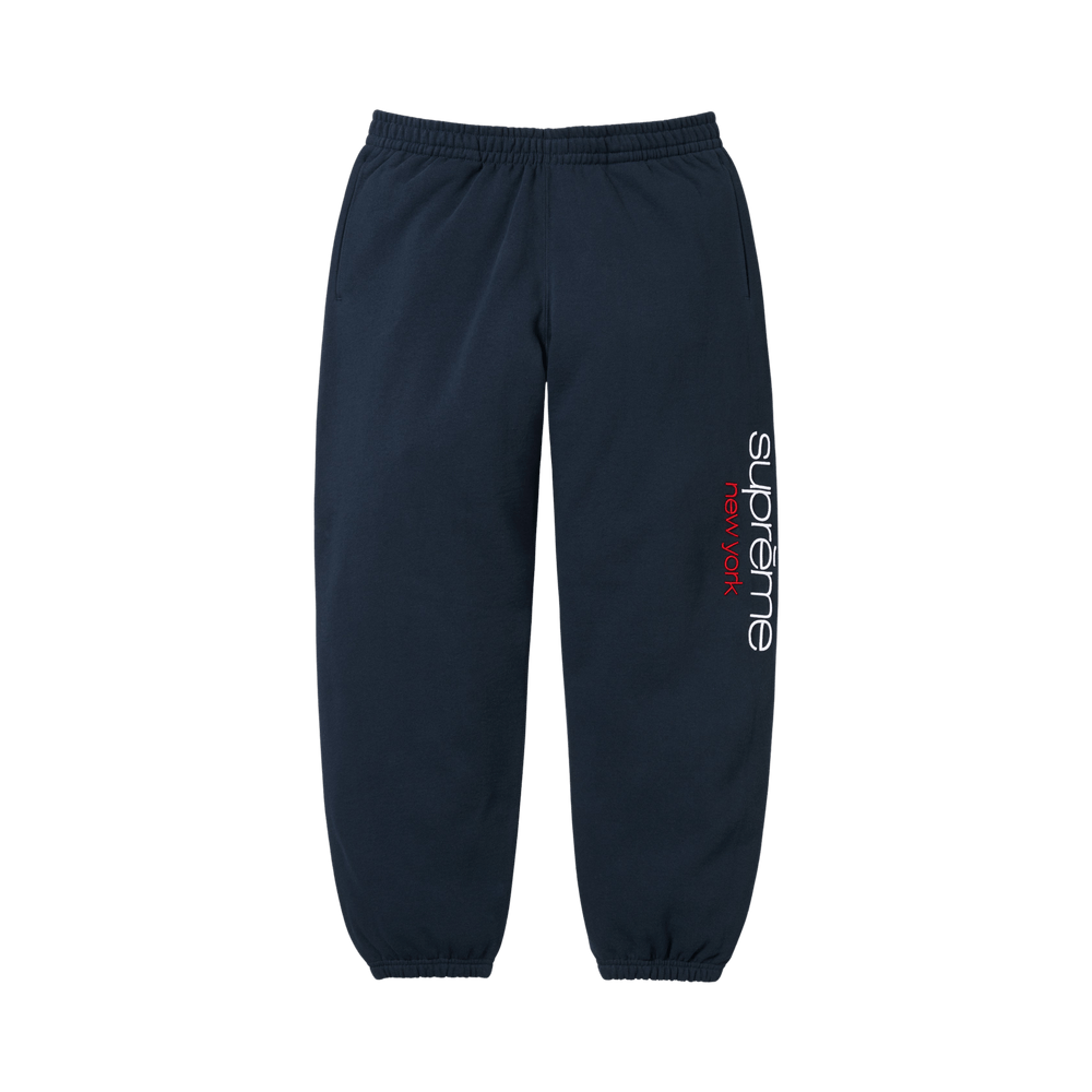 Buy Supreme Classic Logo Sweatpant 'Navy' - SS26P31 NAVY | GOAT