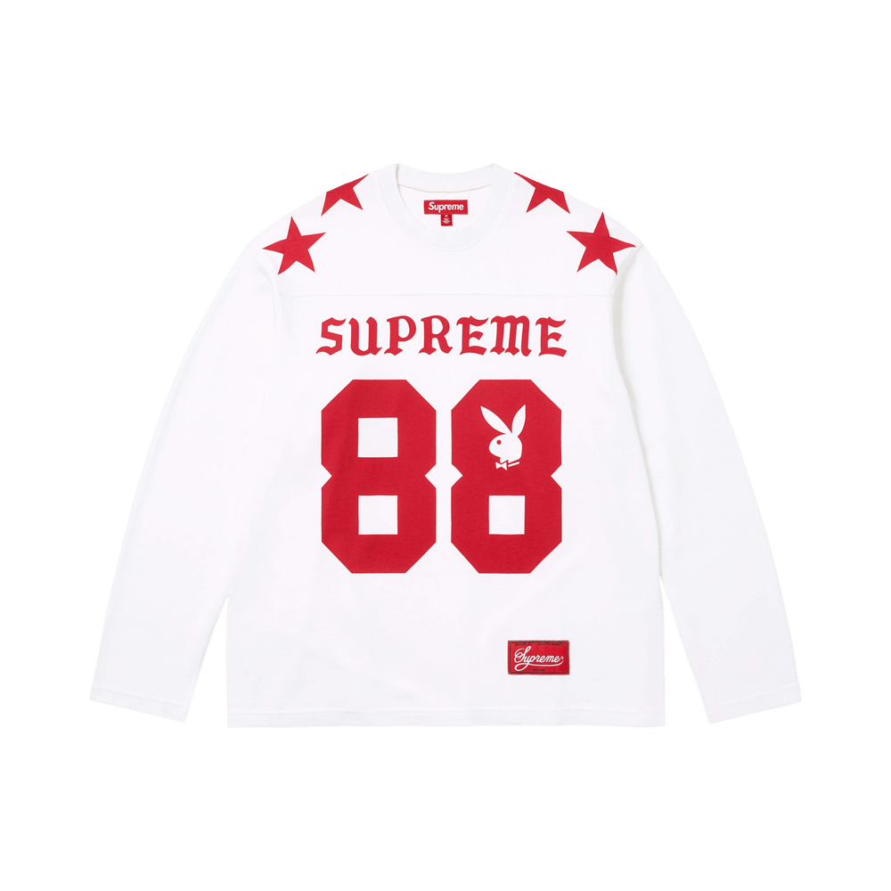 Supreme x Playboy Long-Sleeve Top 'White'