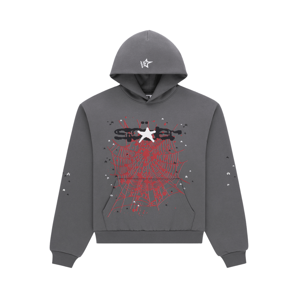 Sp5der Splat Punk Hoodie 'Slate'