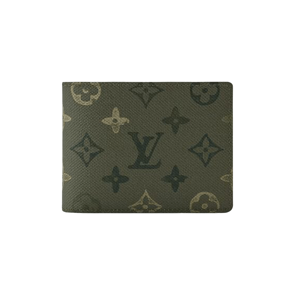 Louis Vuitton Multiple Wallet グリーン限定　未使用 Buy Louis Vuitton Multiple Wallet 'Khaki Green Monogram Canvas