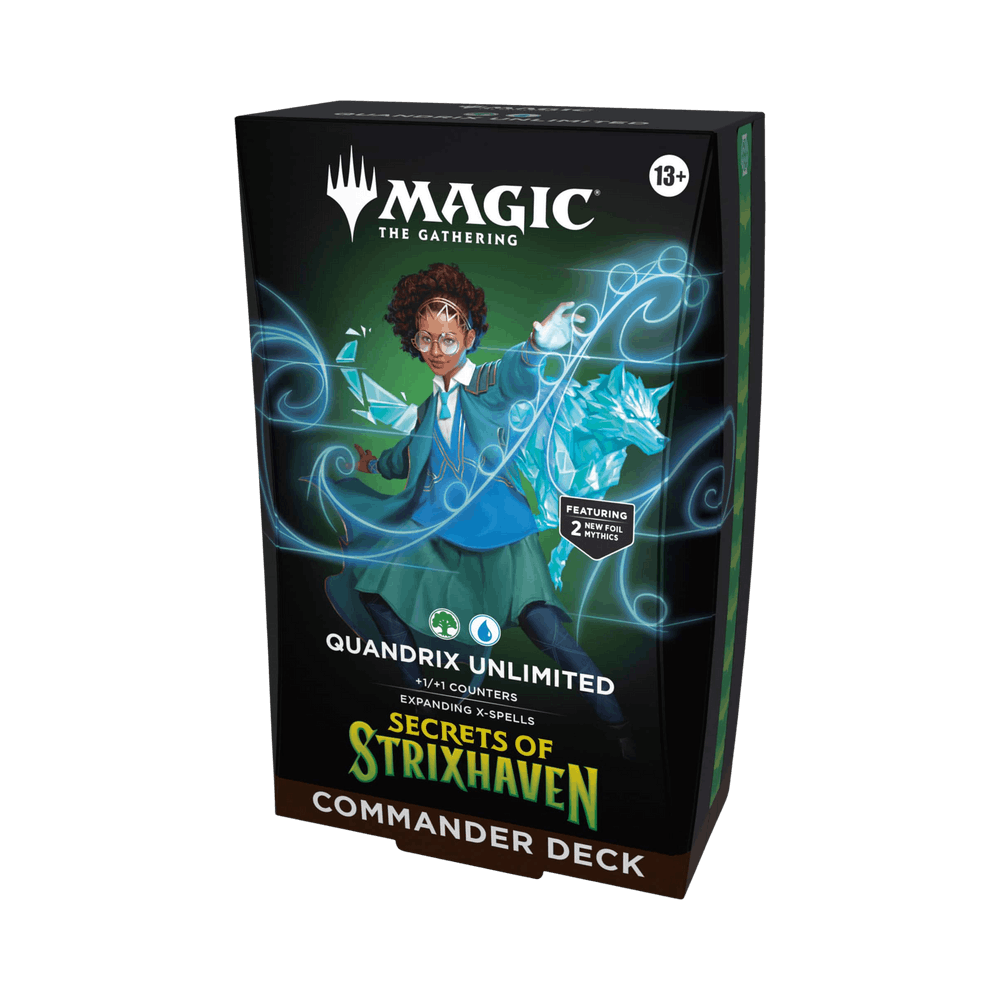 Magic: The Gathering Secrets Of Strixhaven Quandrix Unlimited Commander Deck