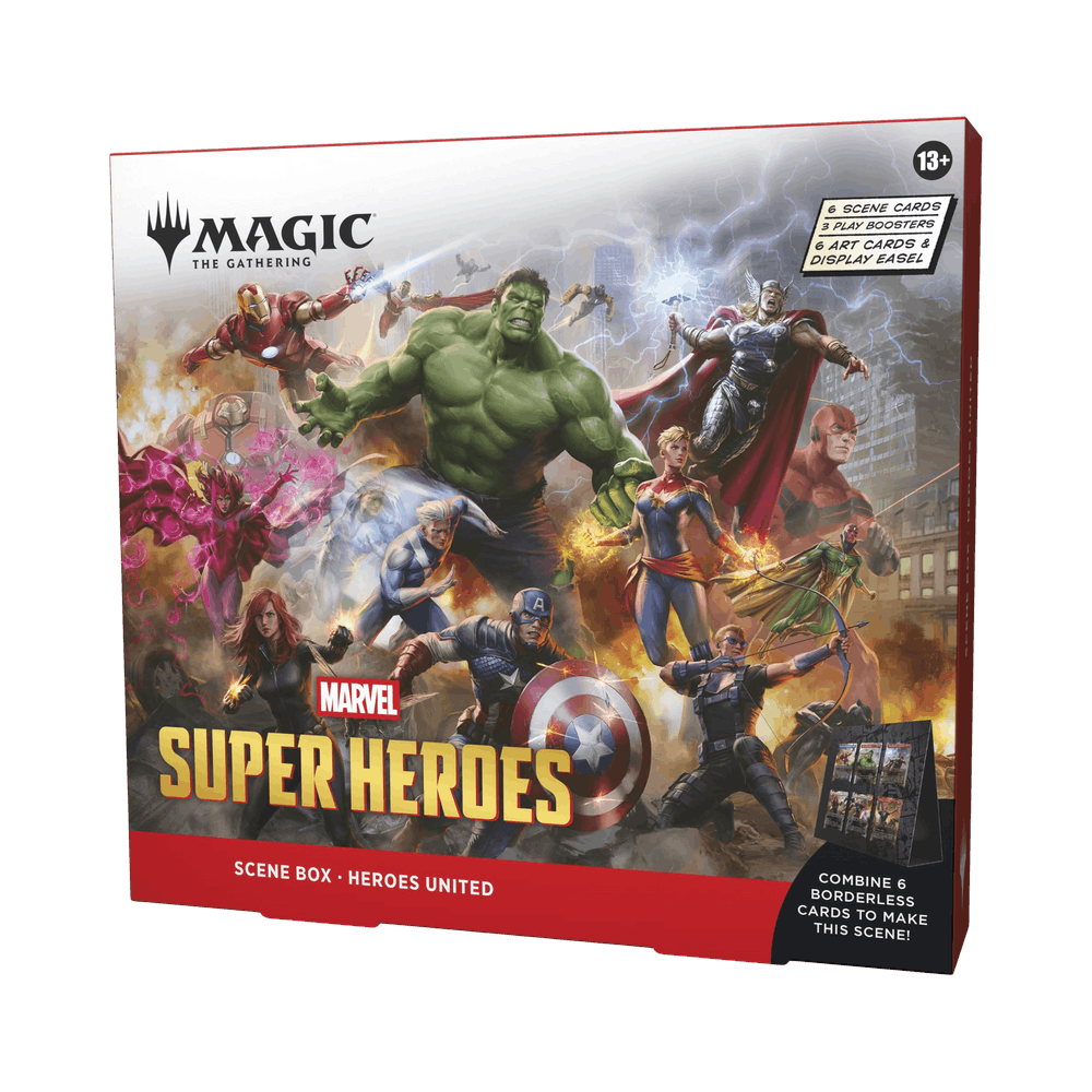 Magic: The Gathering Marvel Super Heroes Scene Box Hereos United