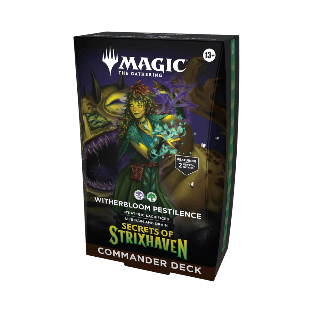 Magic: The Gathering Secrets Of Strixhaven Witherbloom Prestilence Commander Deck